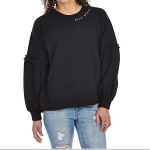 ⛱️Taylor & Sage - Black Never Apologize Sweatshirt - XL